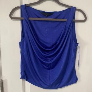 Guess blue sleeveless crop top size L